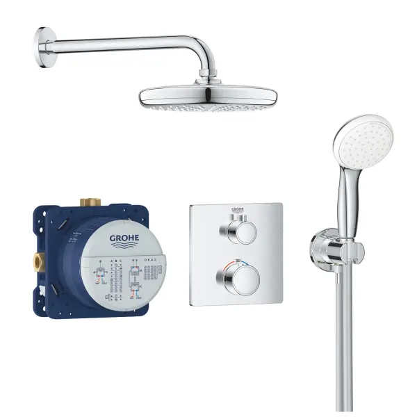 Grohe Grohtherm zestaw prysznicowy Tempesta 210 chrom 34729000