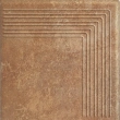 Paradyż Scandiano Rosso Stopnica Narożna 30x30