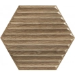 Paradyż Woodskin Wood Heksagon Struktura B Ściana 19,8x17,1