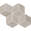 Paradyż Pure City Grys Mozaika Prasowana Romb Hexagon 20,4x23,8