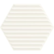 Paradyż Woodskin Bianco Heksagon Struktura B Ściana 19,8x17,1