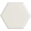 Paradyż Woodskin Bianco Heksagon Struktura A Ściana 19,8x17,1