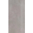 Paradyż Silkdust Grys Stopnica Prosta Nacinana Półpoler 29,8x59,8