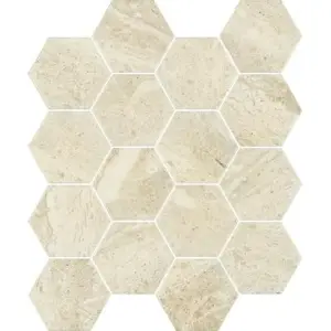 Paradyż Sunlight Stone Beige Mozaika Prasowana Hexagon 22x25,5