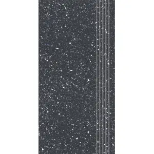 Paradyż Macroside Antracite Stopnica Prosta Nacinana Mat. 29,8x59,8