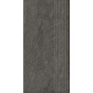 Paradyż Carrizo Basalt Stopnica Prosta Struktura Mat 30,0x60,0