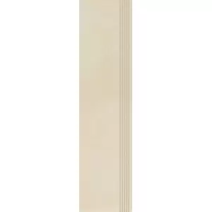 Paradyż Intero Beige Stopnica Prosta Nacinana Mat. 29,8x119,8