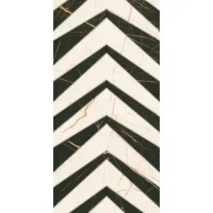 Paradyż Fancy White Ściana Struktura Połysk 30x60