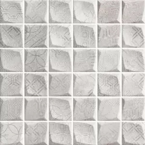 Paradyż Harmony Grys Mozaika Prasowana K.4,8x4,8  29,8x29,8