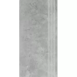 Paradyż Scratch Grys Stopnica Prosta Nacinana Półpoler 29,8x59,8