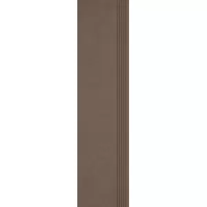 Paradyż Intero Brown Stopnica Prosta Nacinana Mat. 29,8x119,8