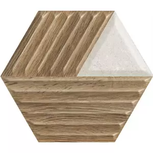 Paradyż Woodskin Mix Heksagon Struktura C Ściana 19,8x17,1