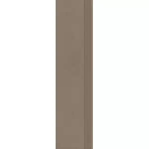 Paradyż Intero Mocca Stopnica Prosta Nacinana Mat. 29,8x119,8