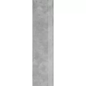 Paradyż Scratch Grys Stopnica Prosta Nacinana Mat. 29,8x119,8