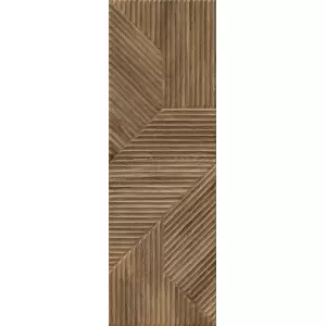 Paradyż Woodskin Brown Ściana A Struktura Rekt. 29,8x89,8