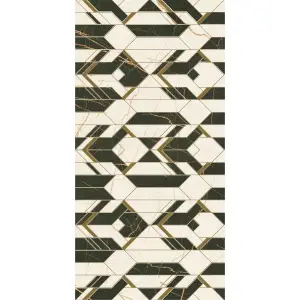 Paradyż Fancy White Inserto Połysk 30x60