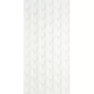 Paradyż Harmony Bianco Ściana A Struktura 30x60