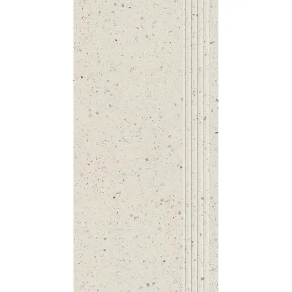 Paradyż Macroside Bianco Stopnica Prosta Nacinana Półpoler 29,8x59,8