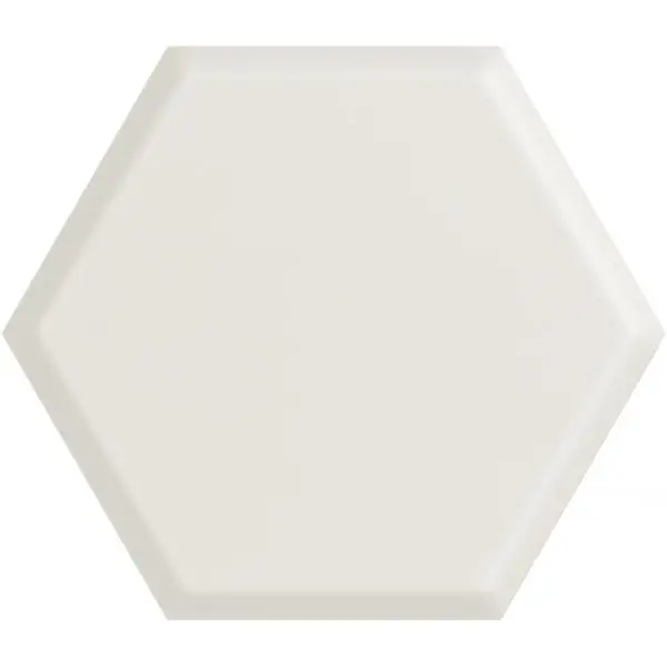 Paradyż Woodskin Bianco Heksagon Struktura A Ściana 19,8x17,1