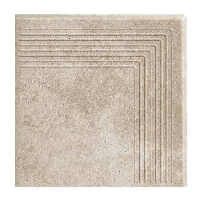 Paradyż Viano Beige Stopnica Narożna 30x30