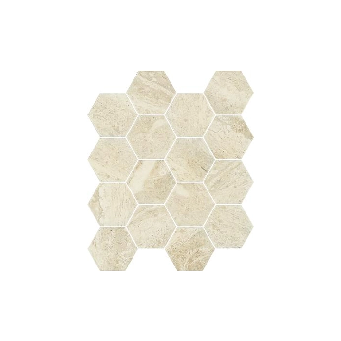 Paradyż Sunlight Stone Beige Mozaika Prasowana Hexagon 22x25,5