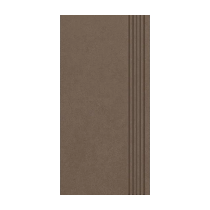 Paradyż Intero Brown Stopnica Prosta Nacinana Mat. 29,8x59,8