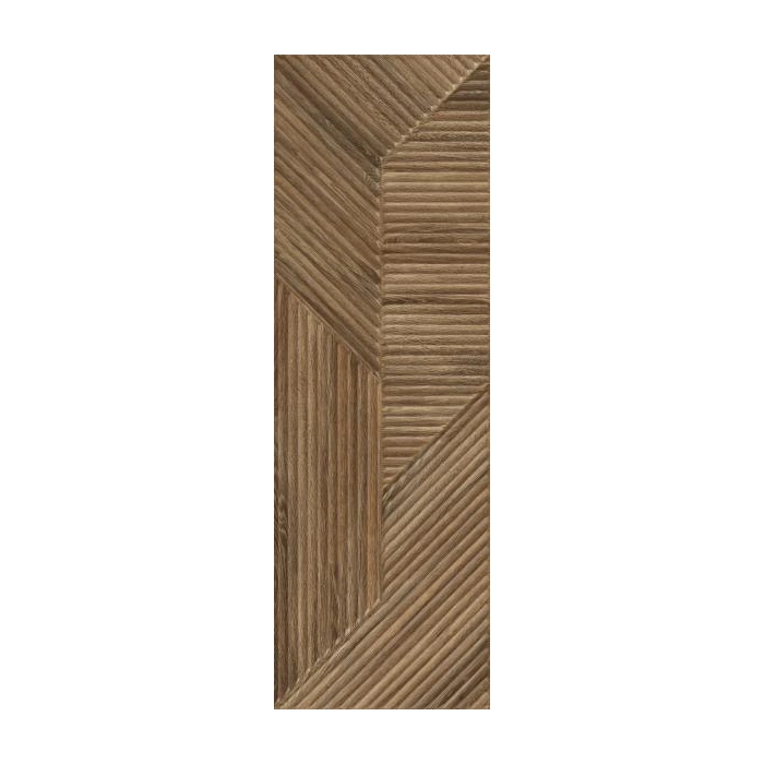 Paradyż Woodskin Brown Ściana B Struktura Rekt. 29,8x89,8