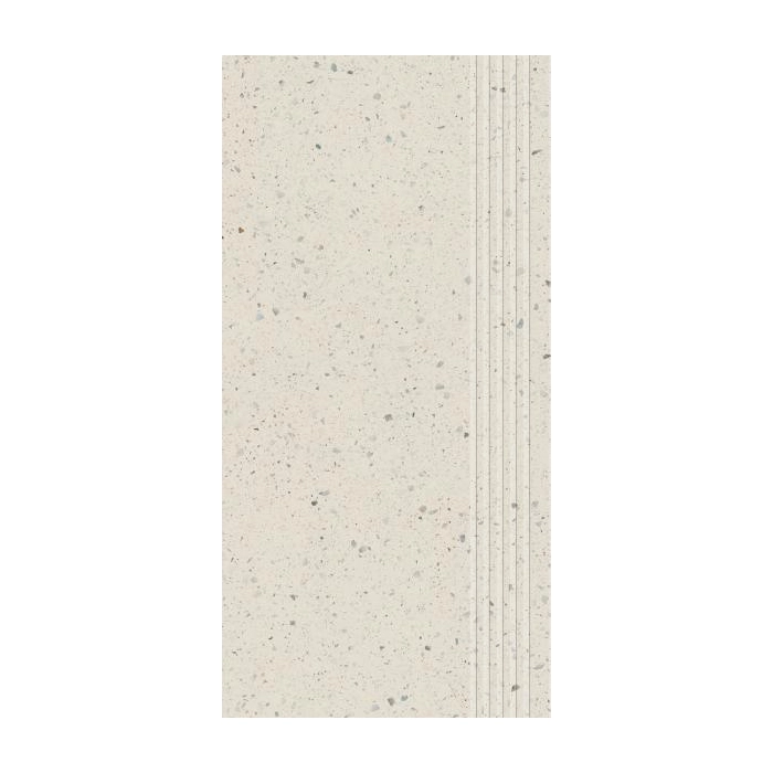 Paradyż Macroside Bianco Stopnica Prosta Nacinana Półpoler 29,8x59,8
