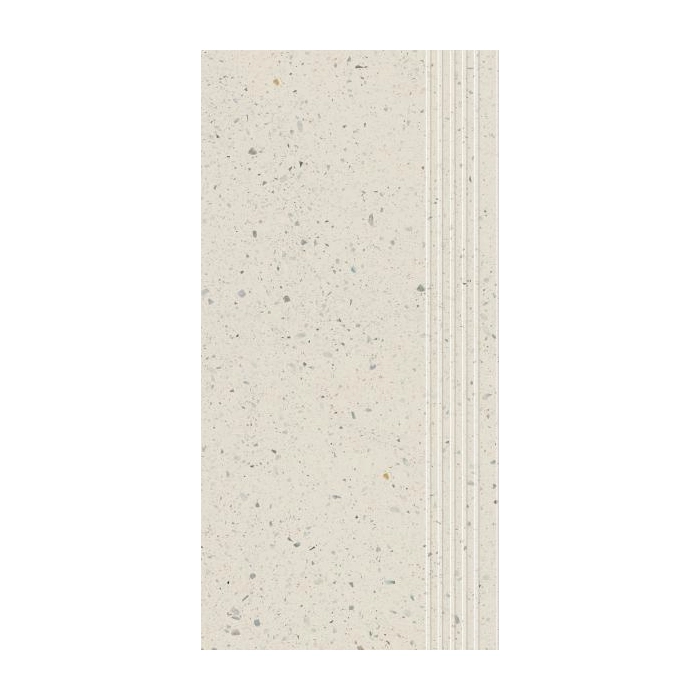 Paradyż Macroside Bianco Stopnica Prosta Nacinana Mat. 29,8x59,8