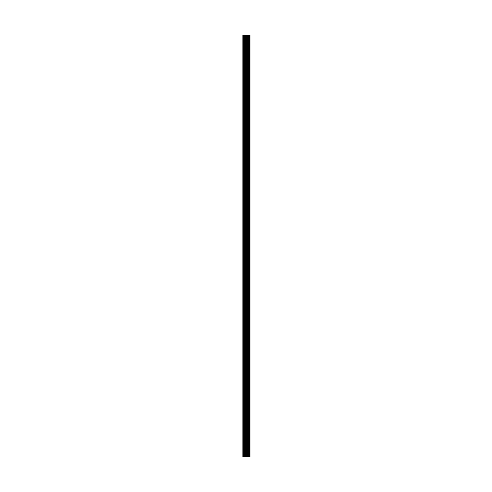 Paradyż Uniwersalna Listwa Szklana Black 2,3x119,8