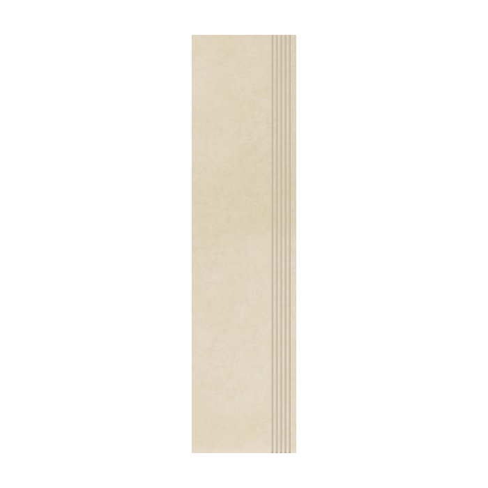 Paradyż Intero Beige Stopnica Prosta Nacinana Mat. 29,8x119,8