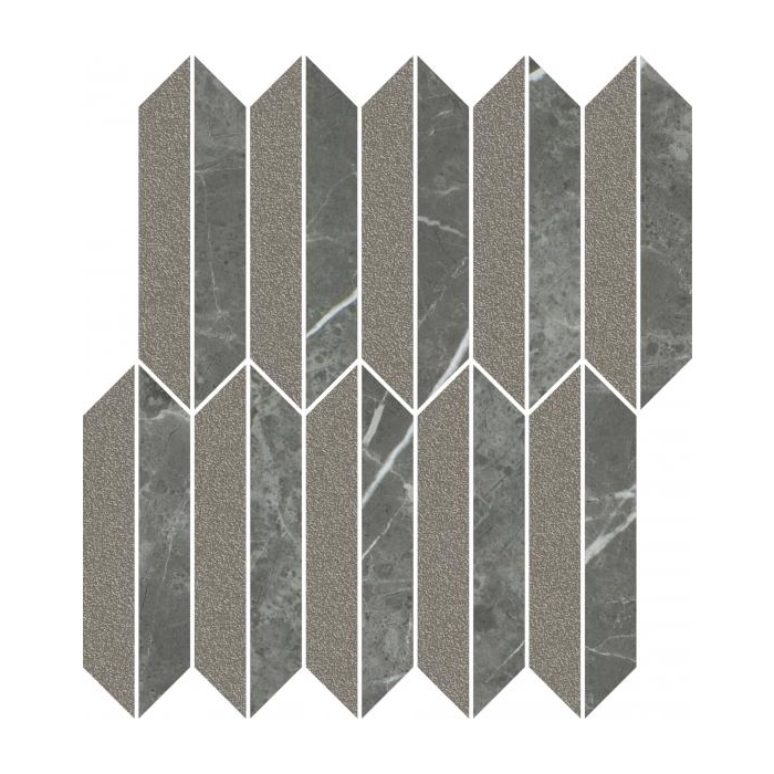 Paradyż Noisy Whisper Graphite Mozaika Cięta Mix Mat 27,4x29,8
