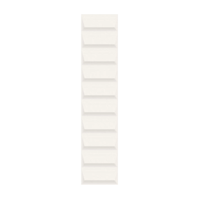 Paradyż Duo Tonne White Cegiełka Struktura E Mat 6,5x29,8