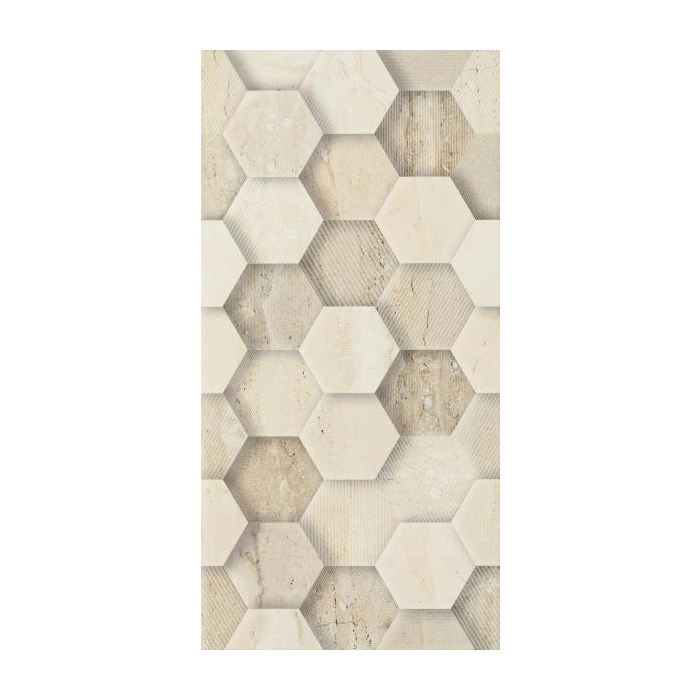 Paradyż Sunlight Stone Beige Ściana Dekor Geometryk 30x60