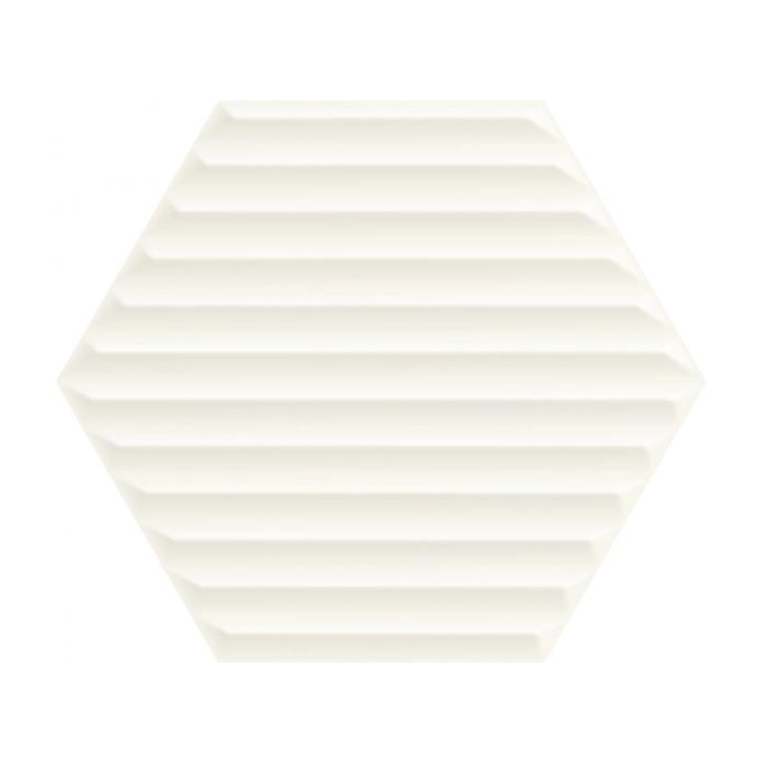 Paradyż Woodskin Bianco Heksagon Struktura B Ściana 19,8x17,1