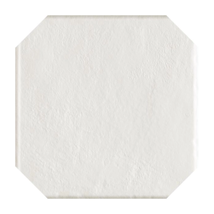 Paradyż Modern Bianco Gres Szkl. Struktura Octagon 19,8x19,8