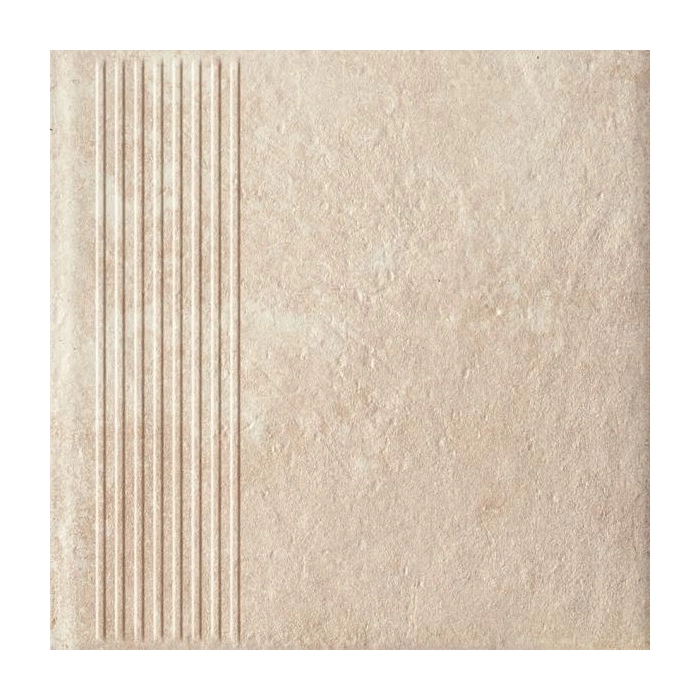 Paradyż Scandiano Beige Stopnica Prosta 30x30