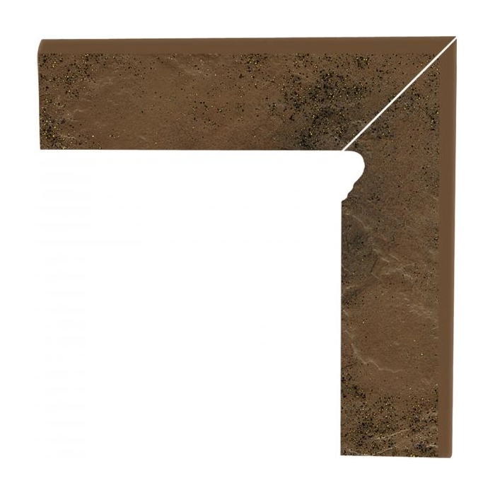 Paradyż Semir Beige Cokół 2 El.-PRAWY New Nose 8,1x30