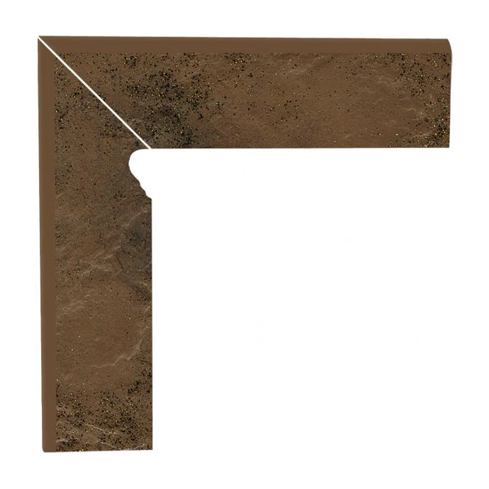 Paradyż Semir Beige Cokół 2 El.-LEWY New Nose 8,1x30