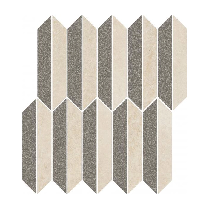Paradyż Mystic Shadows Beige Mozaika Cięta Mix Mat 27,4x29,8