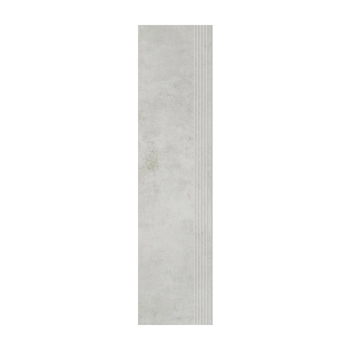 Paradyż Scratch Bianco Stopnica Prosta Nacinana Półpoler 29,8x119,8