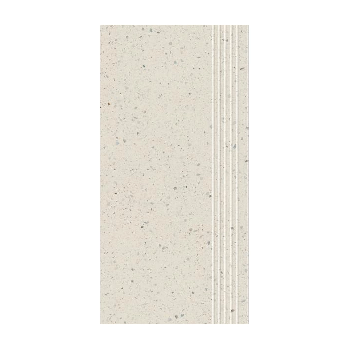 Paradyż Macroside Bianco Stopnica Prosta Nacinana Mat. 29,8x59,8