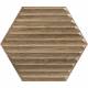 Paradyż Woodskin Wood Heksagon Struktura B Ściana 19,8x17,1