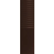 Tubądzin Płytka ścienna Groove brown 2 gloss STR 29,8x7,8x1
