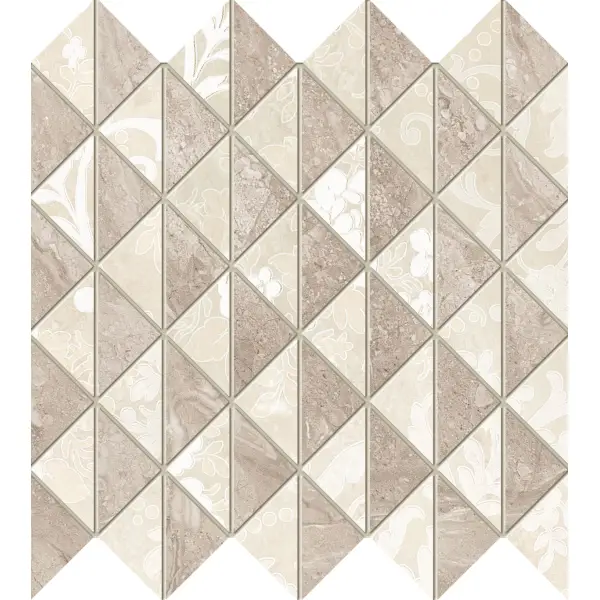 Tubądzin Mozaika ścienna Fondo graphite 29,8x29,6