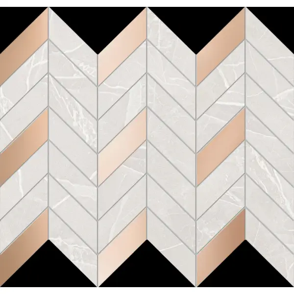 Tubądzin Mozaika ścienna Bastille white 29,8x24,6