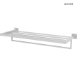Oltens Tved wieszak na ręcznik 60 cm z półką chrom 80202100