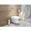 Oltens Gulfoss szczotka do WC wisząca z uchwytem biała ceramika/chrom 82101000