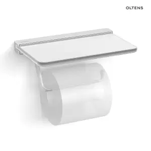 Oltens Vernal uchwyt na papier toaletowy z półką chrom 81110100
