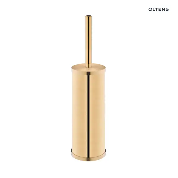 Oltens Gulfoss szczotka do WC stojąca złoto szczotkowane 82001810